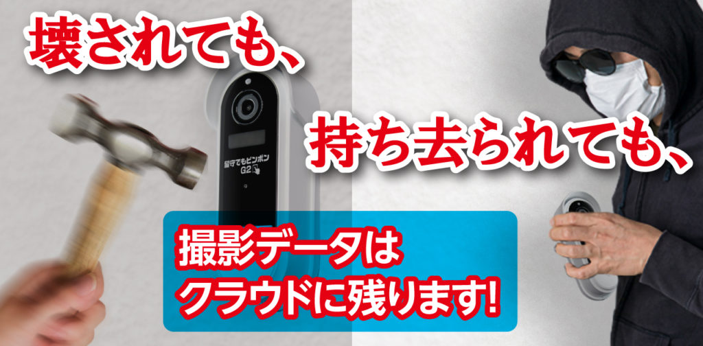 保存メディアmic【まとめ売り】防犯カメラ　エコアイ01（3個）、留守でもピンポンG2